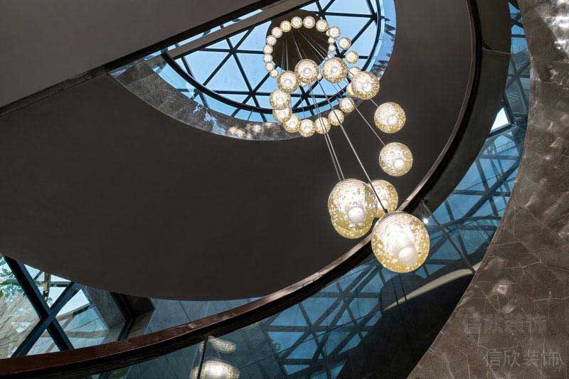 輕奢風(fēng)辦公室樓梯間吊燈