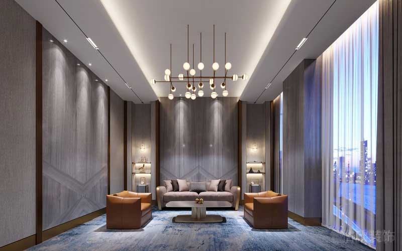 輕奢風(fēng)格辦公室休閑會(huì)客室