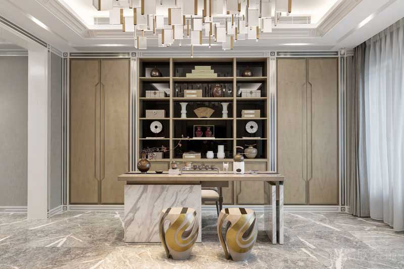 輕奢風(fēng)格辦公室總經(jīng)理辦公室