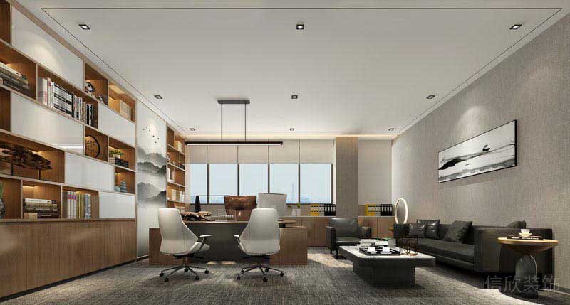 現(xiàn)代北歐風(fēng)辦公室主任辦公室