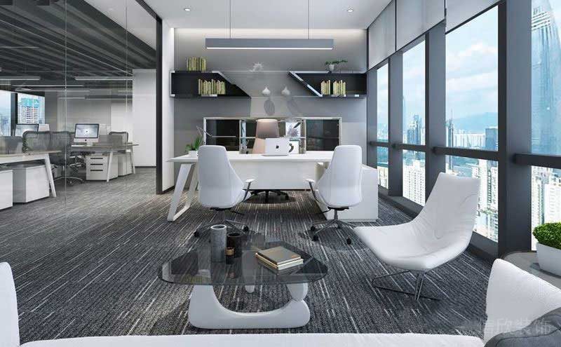 現(xiàn)代風(fēng)格辦公室主管獨(dú)立辦公室