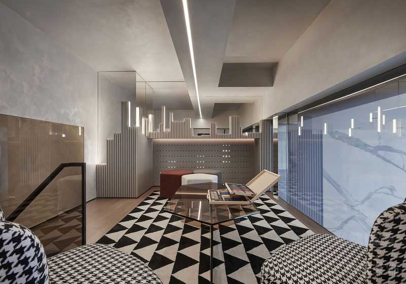 現(xiàn)代風(fēng)格公寓空間燈光效果