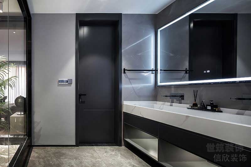 現(xiàn)代風(fēng)格家居洗手間實景圖