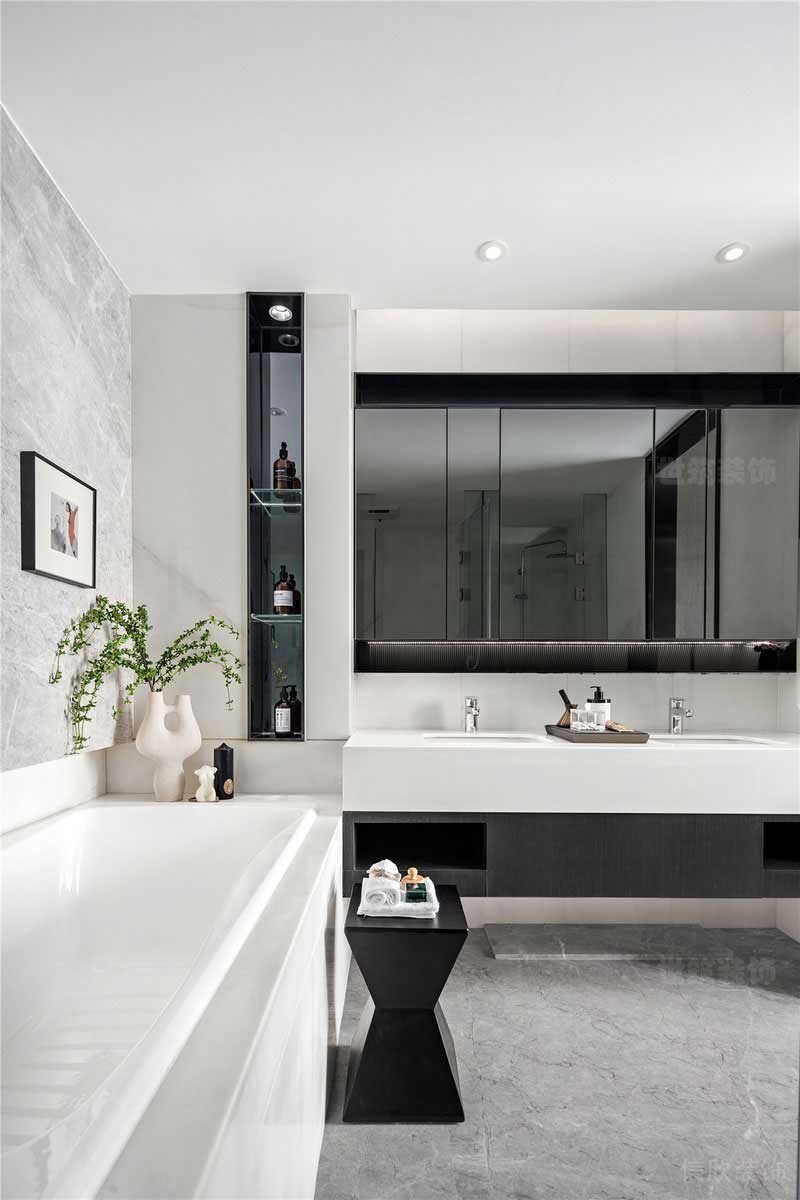 現(xiàn)代風(fēng)格家居樣板間衛(wèi)生間