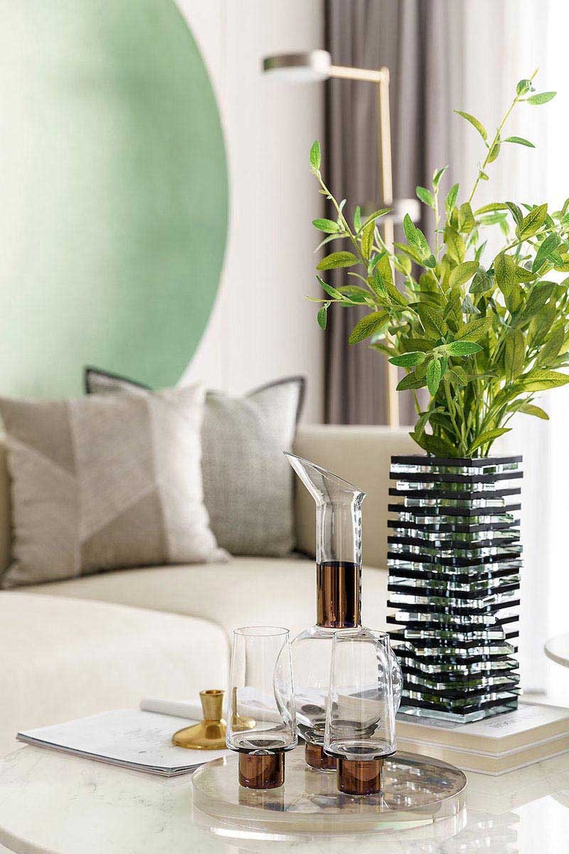 現(xiàn)代風格客廳軟裝搭配圖