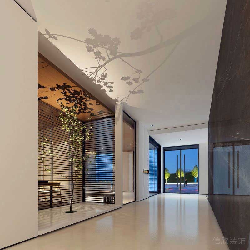 現(xiàn)代風(fēng)格商業(yè)空間綠植景觀櫥窗