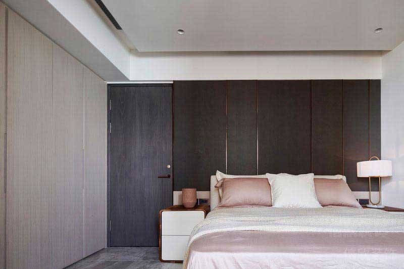 現代極簡風家庭臥室