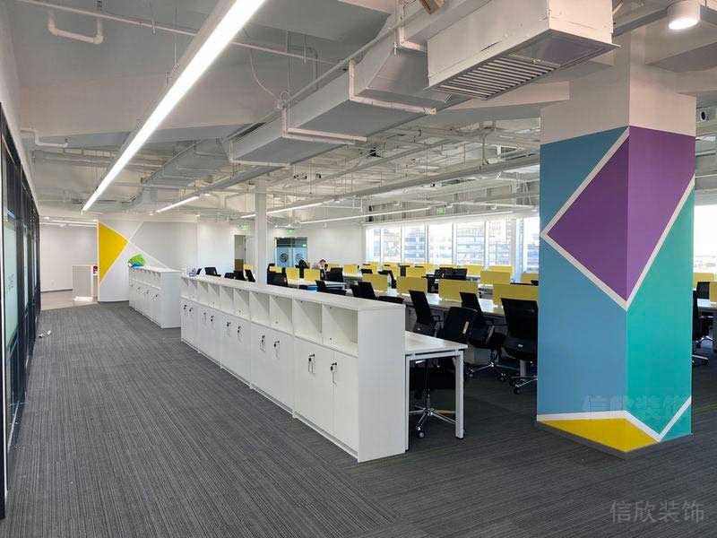 現(xiàn)代簡約風(fēng)辦公室員工辦公區(qū)