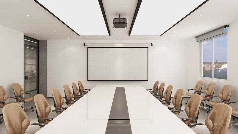 現(xiàn)代簡約風格辦公室商務會議室