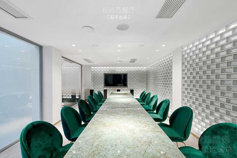 現(xiàn)代輕奢風(fēng)格辦公室商務(wù)洽談會(huì)議室