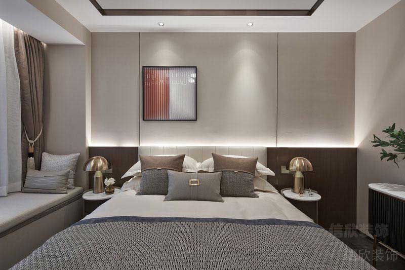 現(xiàn)代輕奢風(fēng)家庭次臥