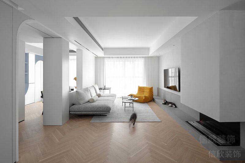 新居別墅現(xiàn)代簡約風(fēng)客廳效果圖