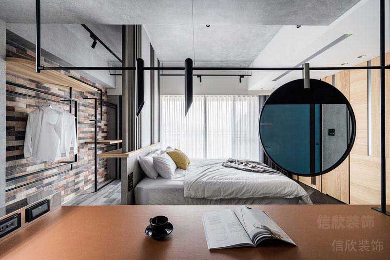 新居現(xiàn)代簡約風(fēng)主臥效果圖(6)