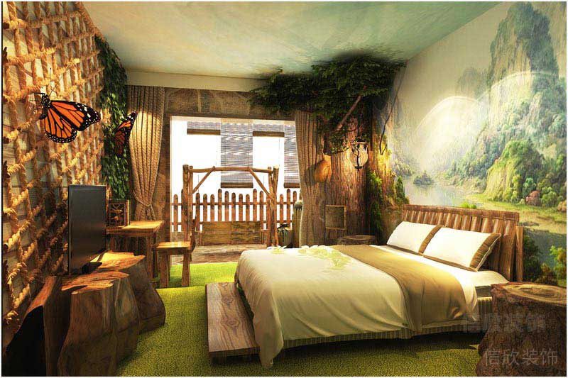 新居現(xiàn)代簡(jiǎn)約風(fēng)主臥效果圖(4)