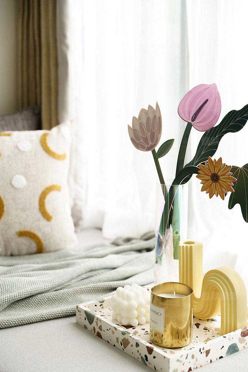 新居現代輕奢風飄窗效果圖