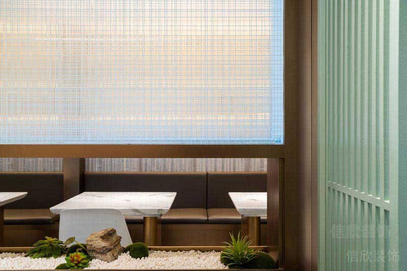 中式風(fēng)格餐飲空間卡座