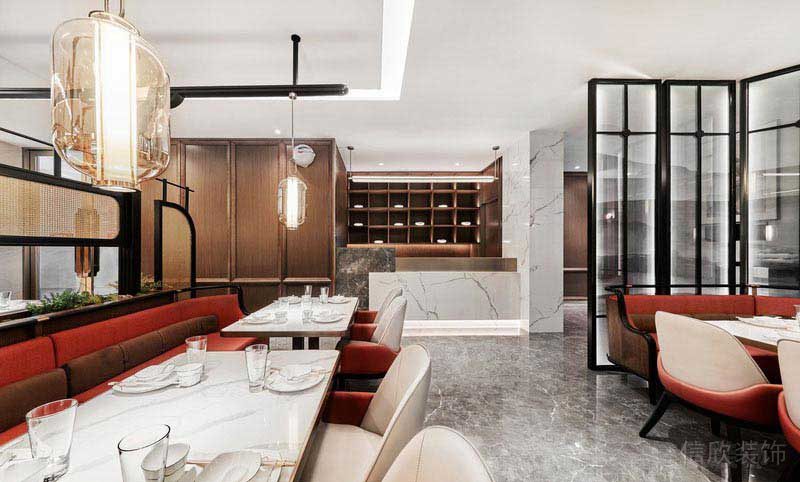 中式極端風(fēng)餐廳公共區(qū)家具