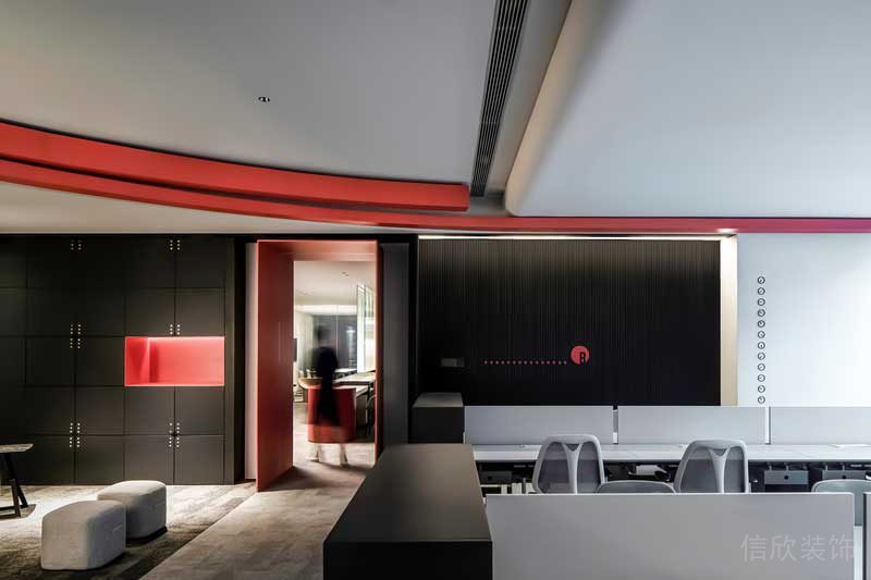 深圳南山前海現代風格辦公室裝修設計辦公區 深圳南山前海現代風格辦公室裝修設計辦公區