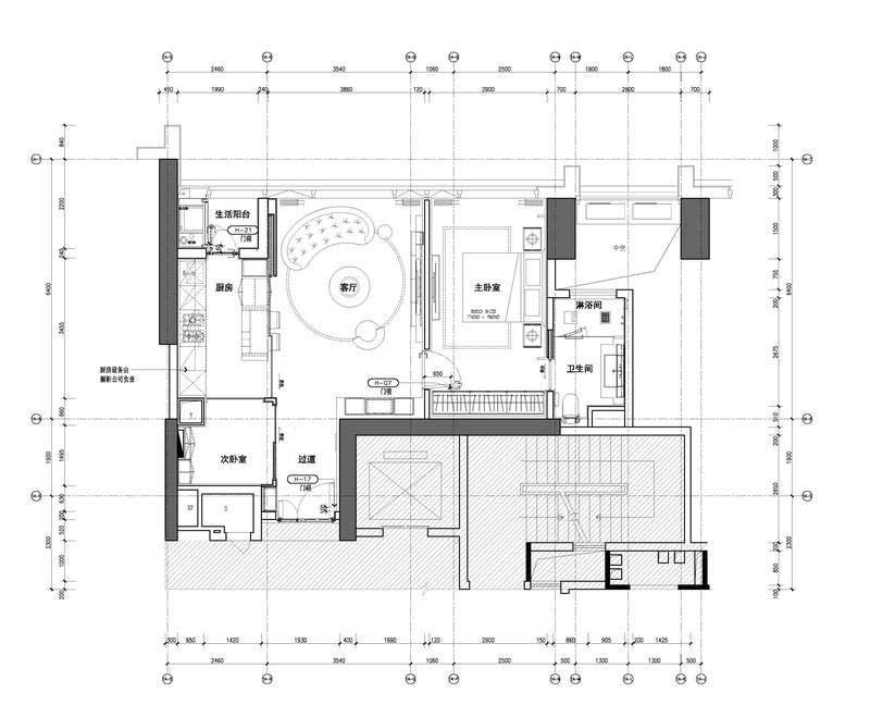 深圳鹽田區(qū)現(xiàn)代輕奢家庭裝修設(shè)計(jì)平面布置圖 深圳鹽田區(qū)現(xiàn)代輕奢家庭裝修設(shè)計(jì)平面布置圖