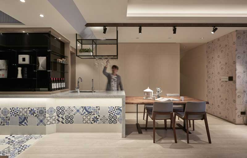 深圳福田區(qū)梅林北歐風(fēng)格家庭裝修工程餐廚