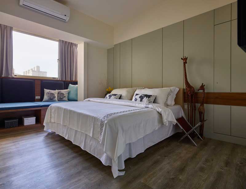 深圳鹽田區(qū)北歐風格家居住宅裝修設計效果圖主臥 深圳鹽田區(qū)北歐風格家居住宅裝修設計效果圖主臥