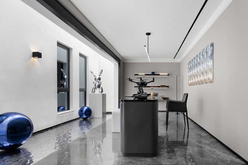 深圳福田現(xiàn)代北歐風(fēng)家居裝修設(shè)計(jì)書(shū)房家具