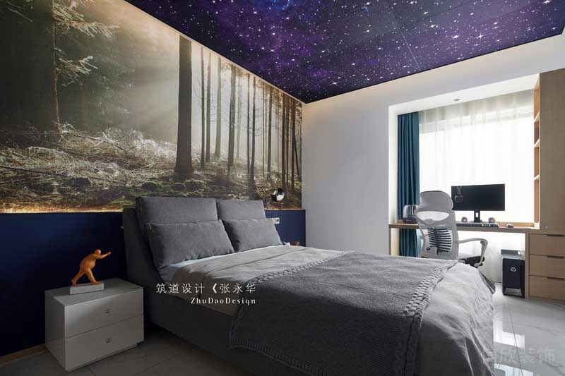 深圳龍崗平湖極簡北歐風(fēng)家居裝修兒童房