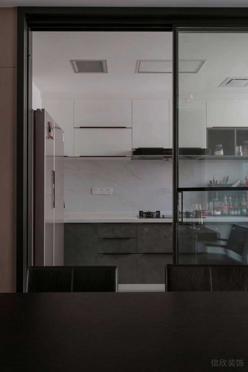 深圳福田區筆架山極簡風新房裝修設計案例廚房 深圳福田區筆架山極簡風新房裝修設計案例廚房
