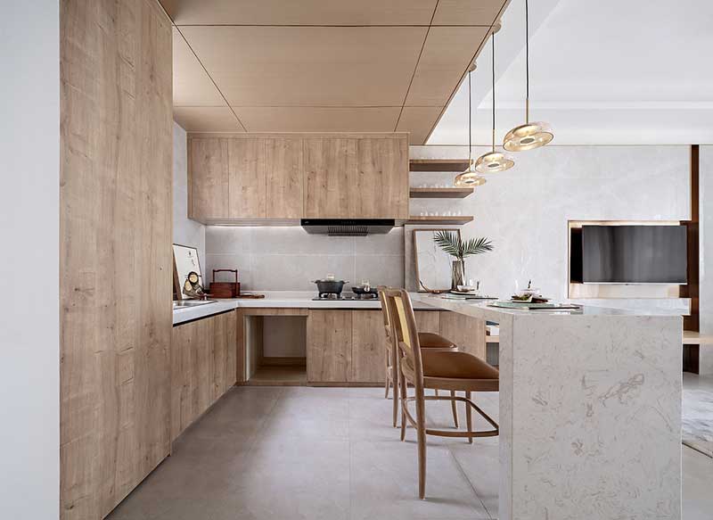 深圳南山區(qū)別墅裝修設(shè)計(jì)-開放式廚房