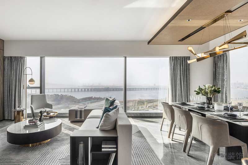 深圳鹽田區(qū)現(xiàn)代輕奢家庭裝修設(shè)計(jì)客餐廳家具 深圳鹽田區(qū)現(xiàn)代輕奢家庭裝修設(shè)計(jì)客餐廳家具