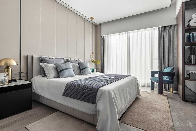 深圳鹽田區(qū)現(xiàn)代輕奢家庭裝修設(shè)計(jì)主臥 深圳鹽田區(qū)現(xiàn)代輕奢家庭裝修設(shè)計(jì)主臥