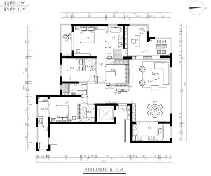 深圳龍華區(qū)2021年極簡風格新房裝修案例平面布置圖 深圳龍華區(qū)2021年極簡風格新房裝修案例平面布置圖