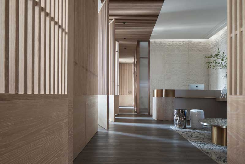 深圳龍華觀瀾新中式辦公室裝修接待廳過道 深圳龍華觀瀾新中式辦公室裝修接待廳過道