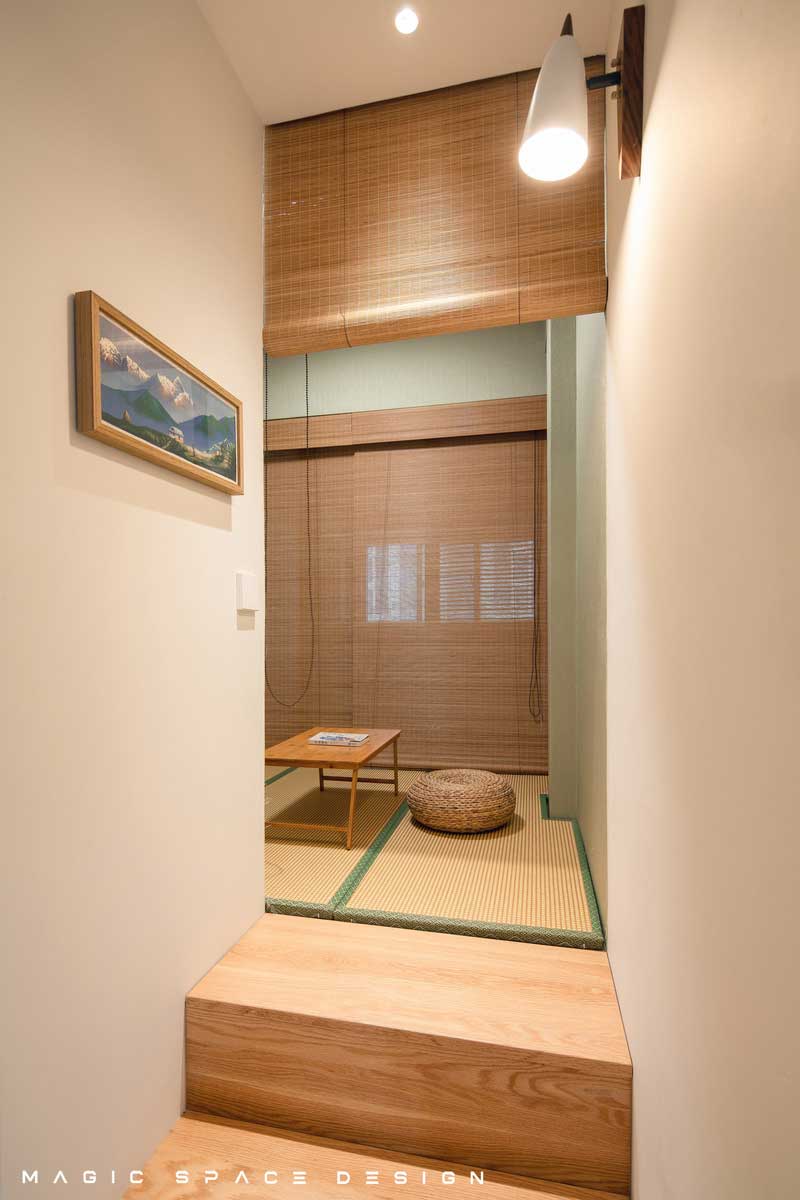 深圳羅湖北歐風格家居裝修設計榻榻米休閑區工藝細節