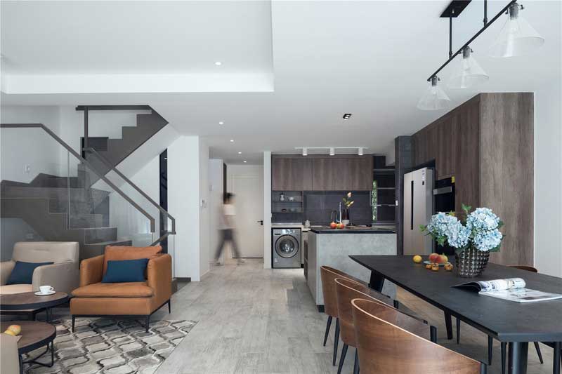 深圳羅湖區簡約風格120平方三房裝修案例客餐廳 深圳羅湖區簡約風格120平方三房裝修案例客餐廳