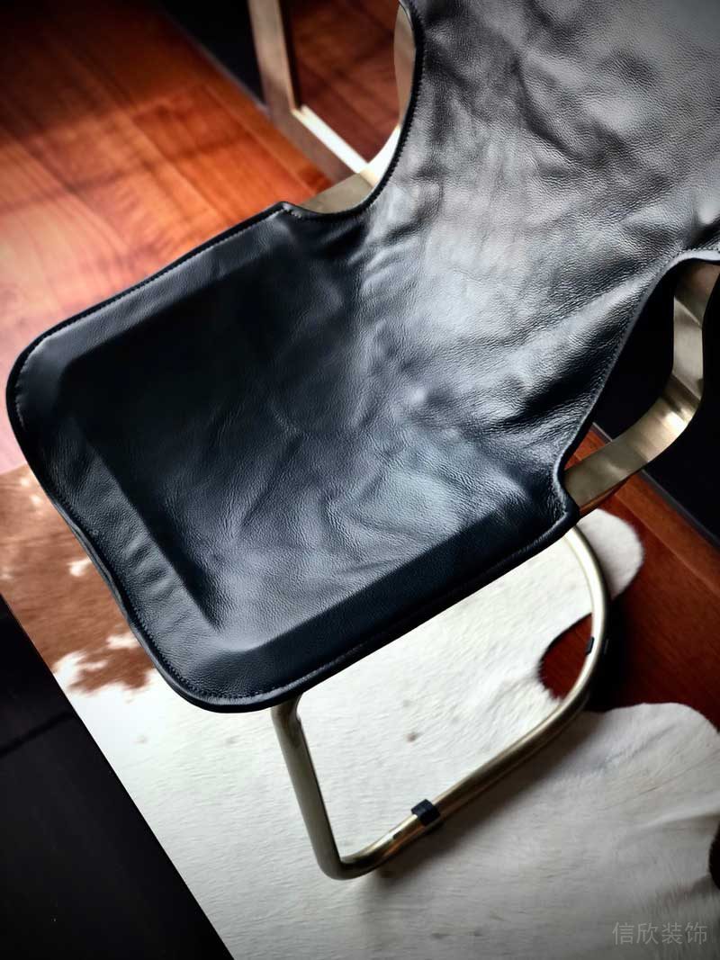 深圳龍華家裝復(fù)古輕奢風(fēng)裝修設(shè)計(jì)書(shū)房辦公椅