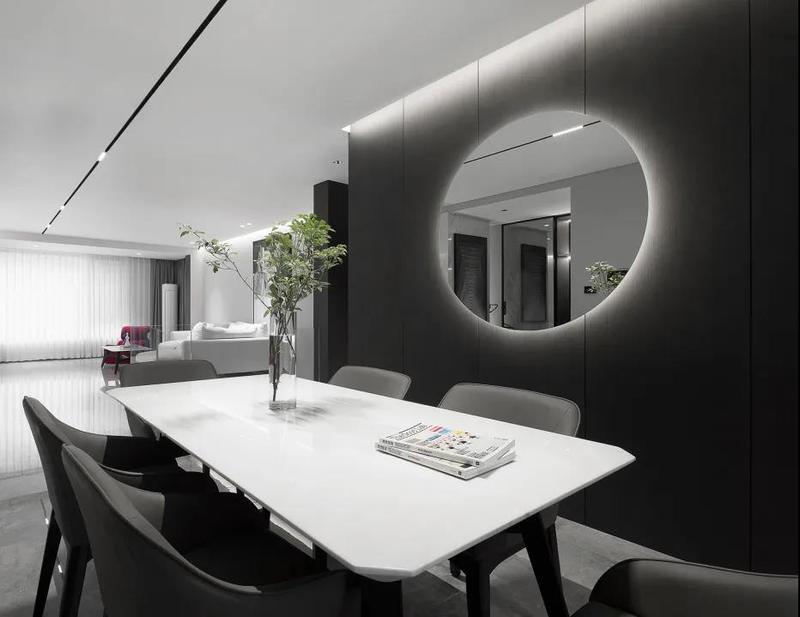 深圳鹽田極簡風格家庭住宅裝修設計餐廳藝術掛飾 深圳鹽田極簡風格家庭住宅裝修設計餐廳藝術掛飾