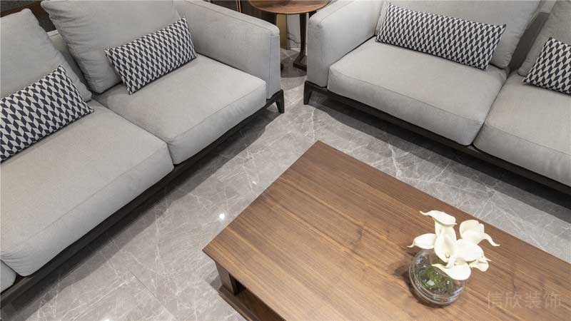 深圳南山新中式風格家居裝修客廳茶幾