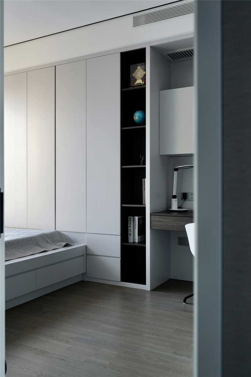 深圳龍華區(qū)2021年極簡風格新房裝修案例次臥 深圳龍華區(qū)2021年極簡風格新房裝修案例次臥