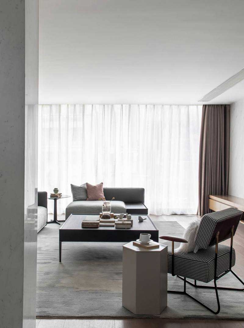 深圳羅湖區極簡風80平方復式小戶型裝修設計客廳家具 深圳羅湖區極簡風80平方復式小戶型裝修設計客廳家具