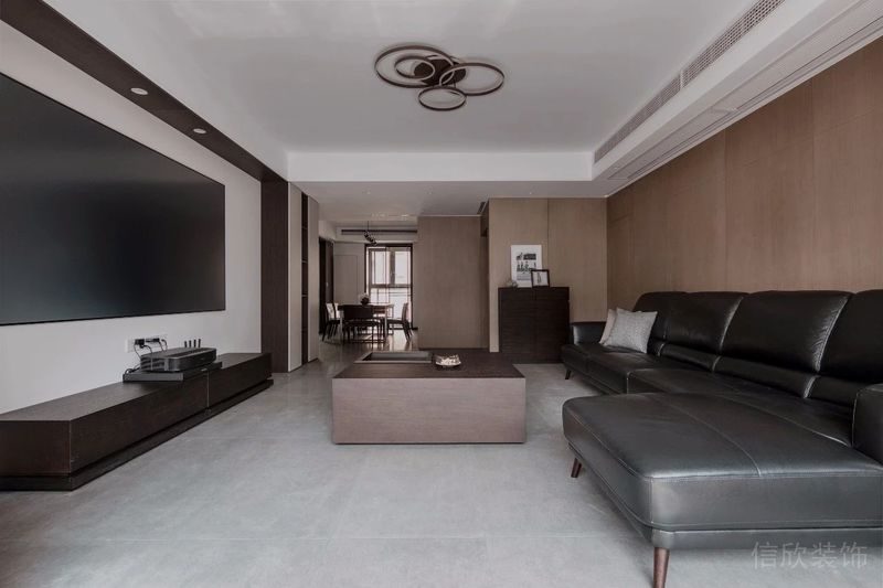 深圳福田區筆架山極簡風新房裝修設計案例客廳 深圳福田區筆架山極簡風新房裝修設計案例客廳