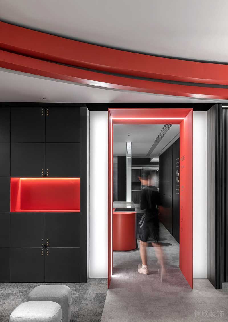 深圳南山前海現代風格辦公室裝修設計過道 深圳南山前海現代風格辦公室裝修設計過道