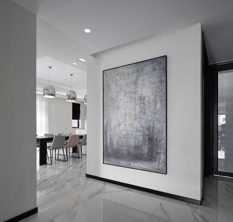 深圳龍崗區灰白色簡約風格家居裝修效果圖藝術掛畫 深圳龍崗區灰白色簡約風格家居裝修效果圖藝術掛畫