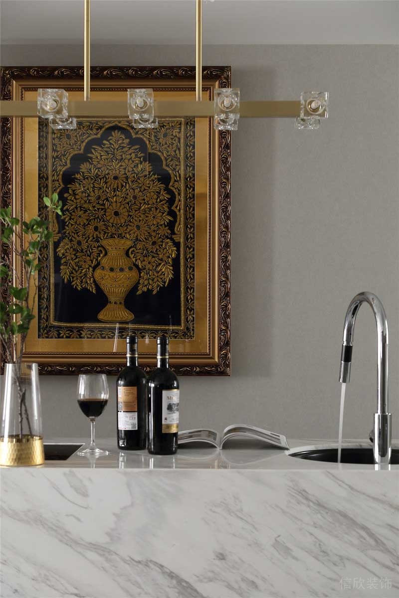 深圳寶安意式輕奢風100平方三房裝修施工藝術掛畫 深圳寶安意式輕奢風100平方三房裝修施工藝術掛畫