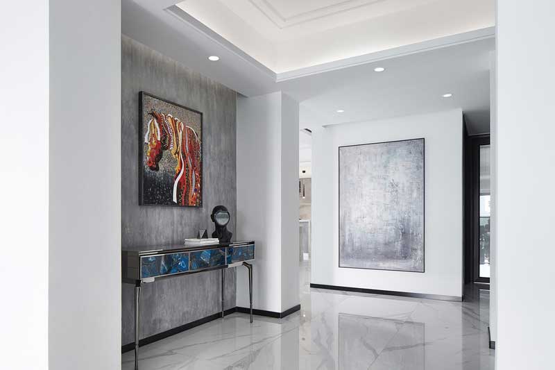 深圳寶安西鄉(xiāng)高級灰色調(diào)簡約家居裝修實(shí)景圖過道 深圳寶安西鄉(xiāng)高級灰色調(diào)簡約家居裝修實(shí)景圖過道