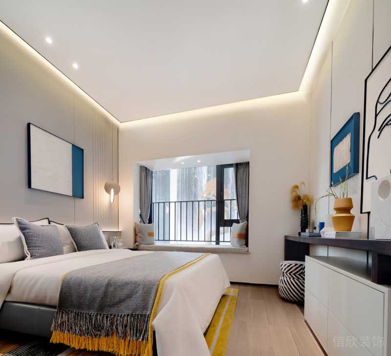 深圳寶安區(qū)現(xiàn)代風格家裝豪華裝修設計主臥 深圳寶安區(qū)現(xiàn)代風格家裝豪華裝修設計主臥