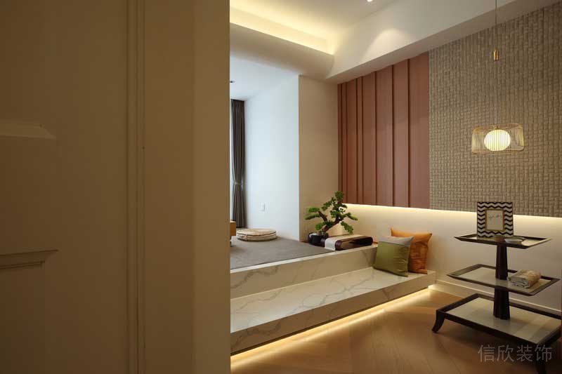 深圳羅湖區現代輕奢風200平方家庭住房裝修客廳榻榻米休閑區 深圳羅湖區現代輕奢風200平方家庭住房裝修客廳榻榻米休閑區