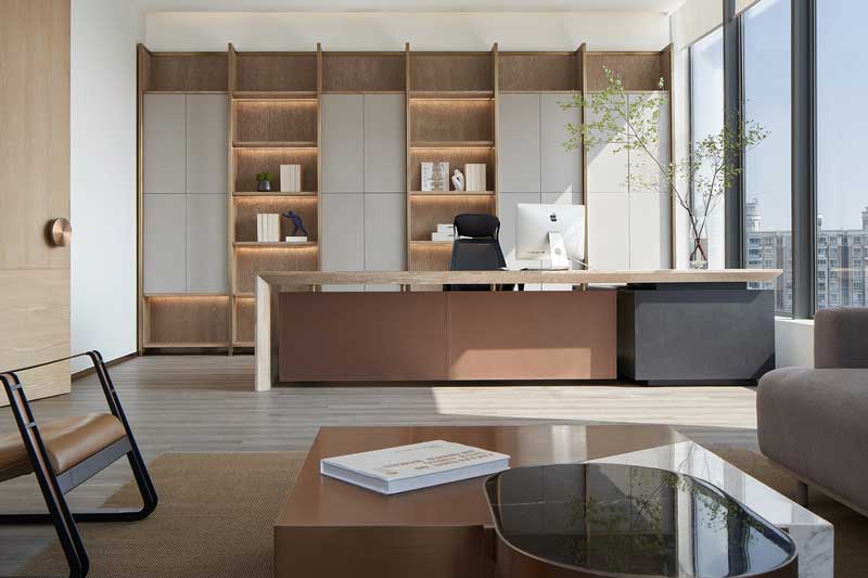 深圳龍華觀瀾新中式辦公室裝修董事長辦公室 深圳龍華觀瀾新中式辦公室裝修董事長辦公室