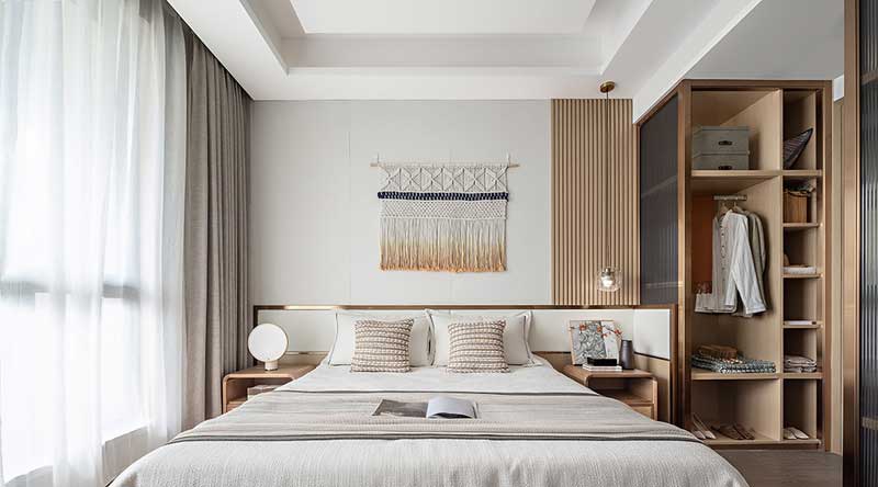 深圳南山區(qū)別墅裝修設(shè)計(jì)-主臥室