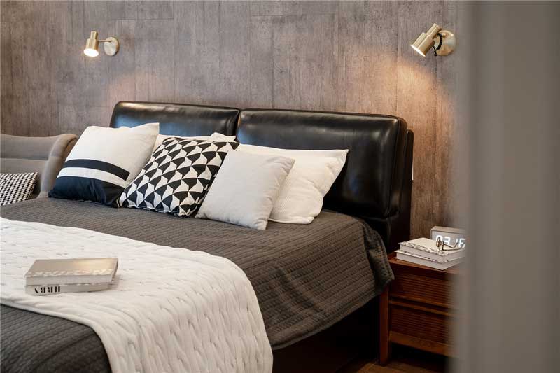 深圳南山簡(jiǎn)約風(fēng)格120平方家庭住房裝修臥室